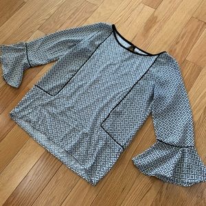 Loft 3/4 length flair sleeves